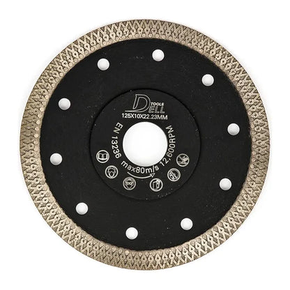 Diamond cutting disc Dell-tools X-Turbo 115mm-230mm. Porcelain stoneware