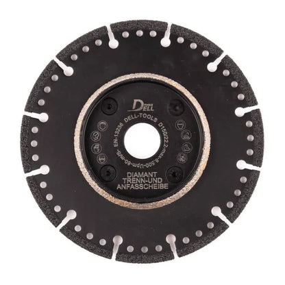Diamond cutting bevel disc Dell-tools WDF 115mm. Ceramic, PVC