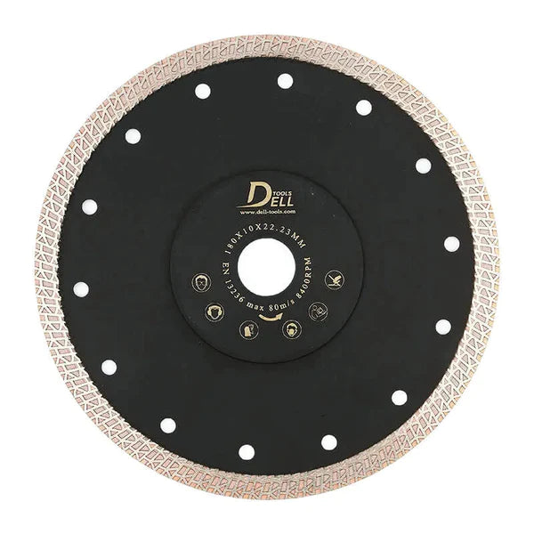 Diamond cutting disc Dell-tools R-CUT 125mm-230mm. Porcelain stoneware