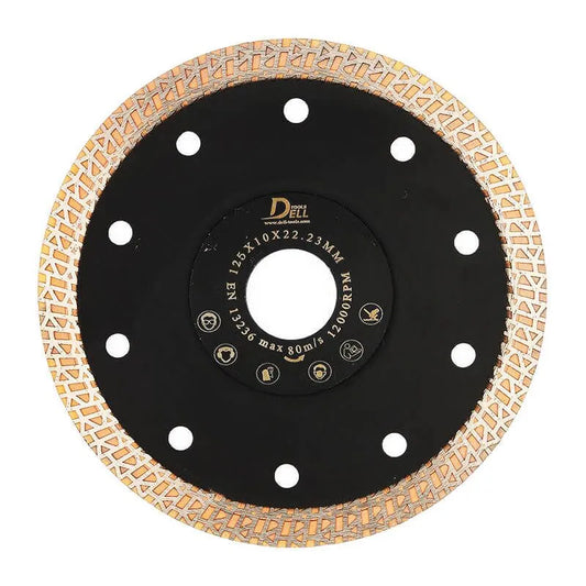 Diamond cutting disc Dell tools R-CUT 125mm. Porcelain stoneware