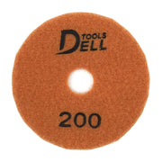 Diamond milling disc Velcro d100 dry Dell-tools #200. Granite, concrete, screed