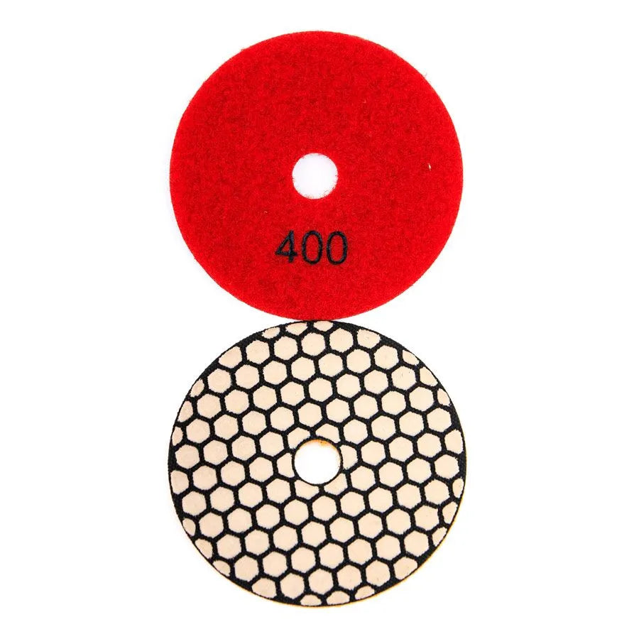 Diamond polishing disc dry Dell-tools HEX #400. Porcelain stoneware